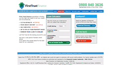 Desktop Screenshot of firsttrustfinance.co.uk